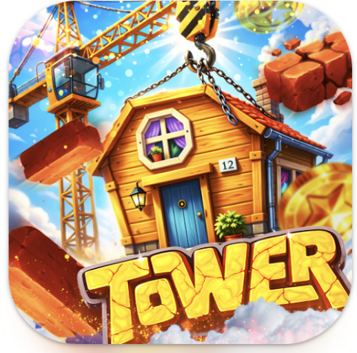 Tower Winner app icon — colorful arcade game